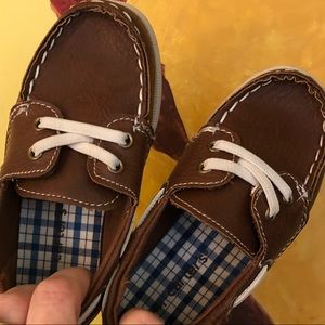 Boys brown dress shoes